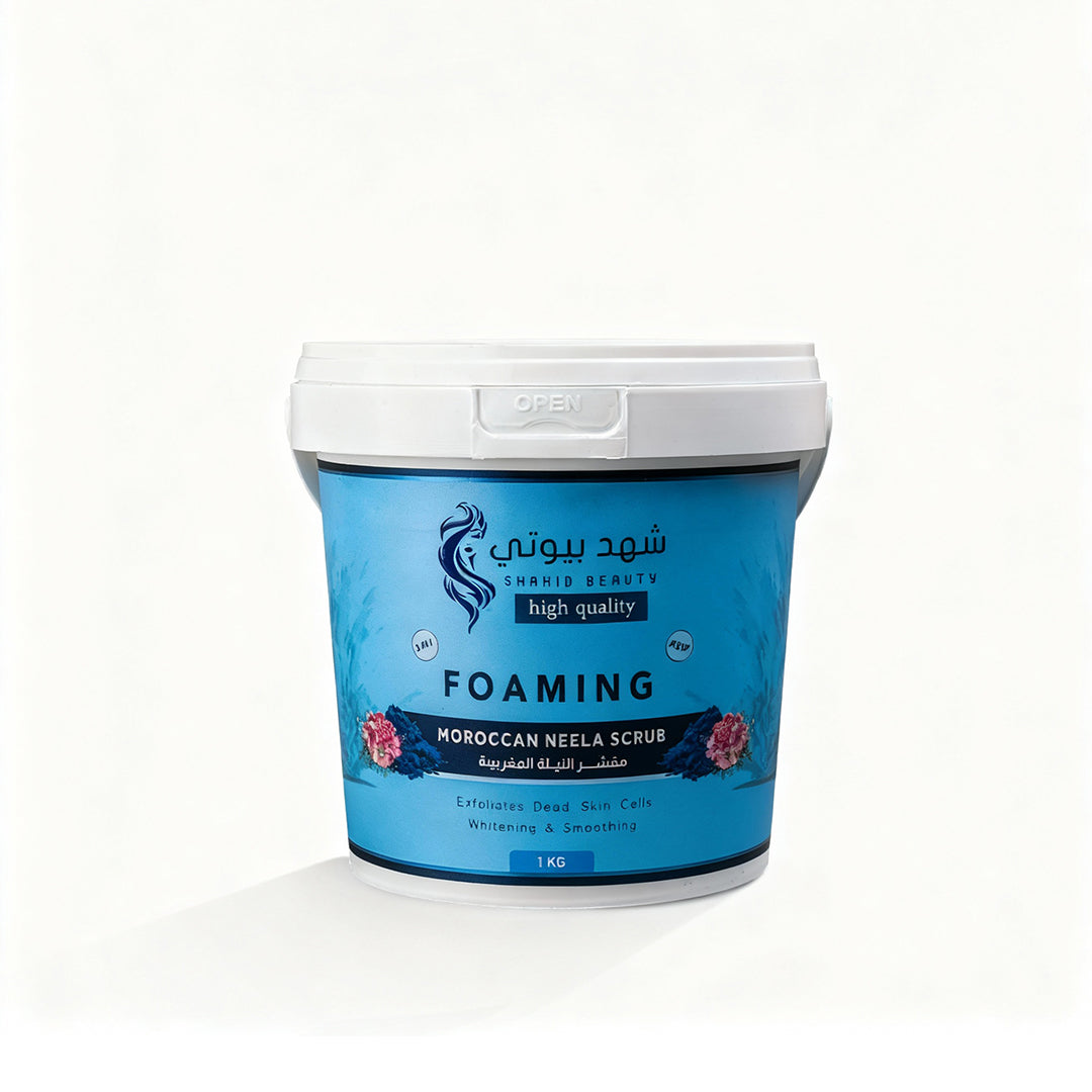 Natural Moroccan Indigo Scrub for Glowing Skin and Exfoliation